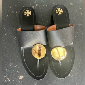 Tory Burch Mirror Disc Sandals (3in heel)